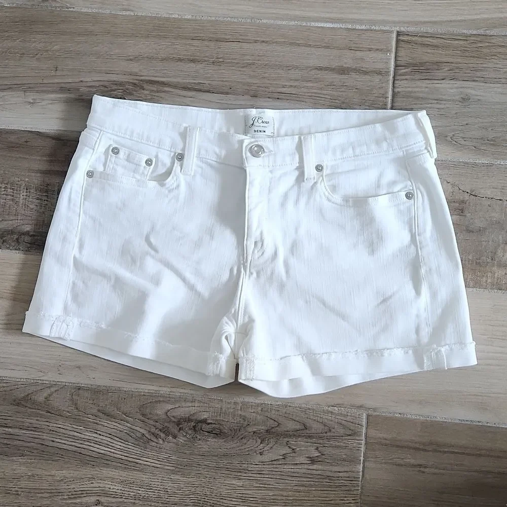 J.Crew Denim Short in White